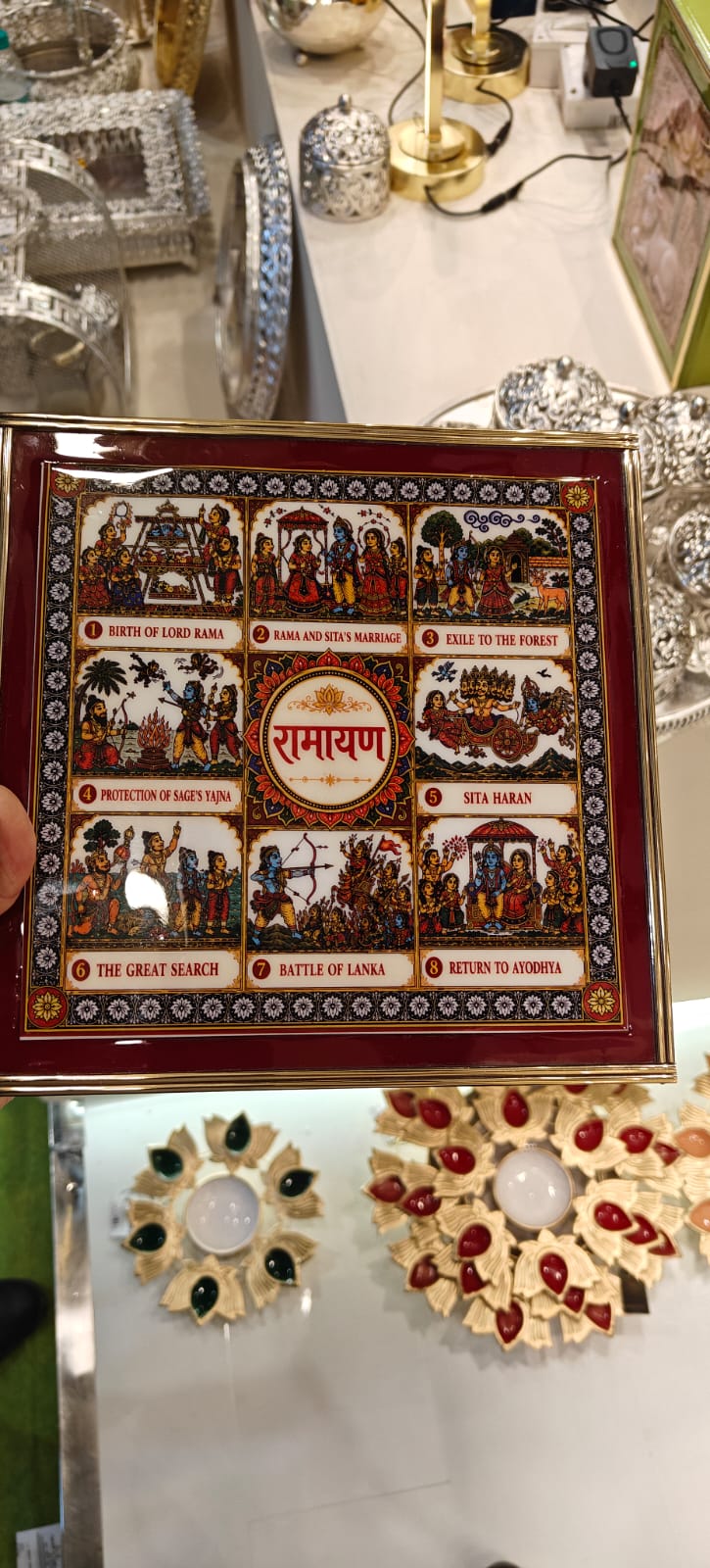 Ramayan Heritage Art Frame — premium corporate gift by The Farm Aura