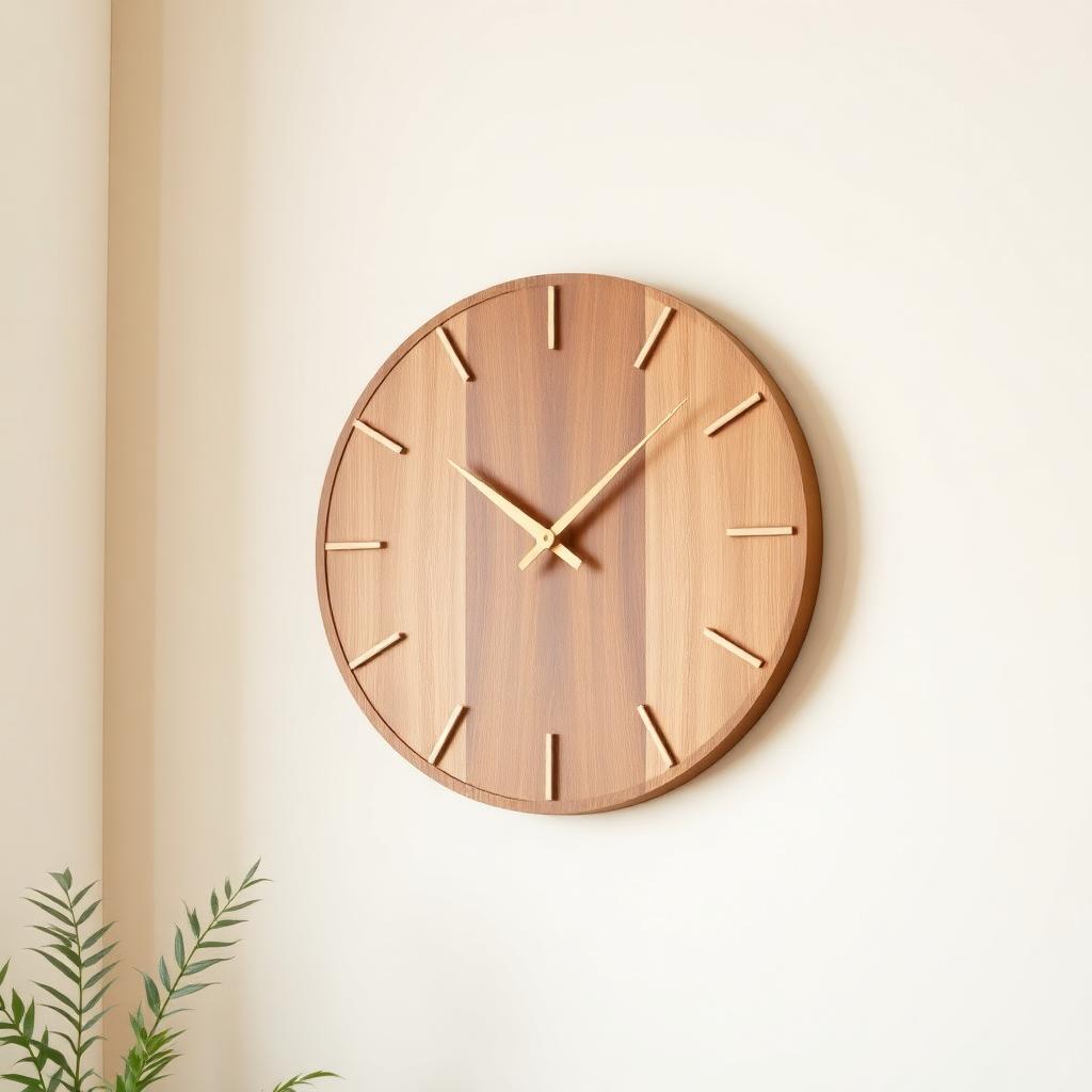 Wooden Wall Clock