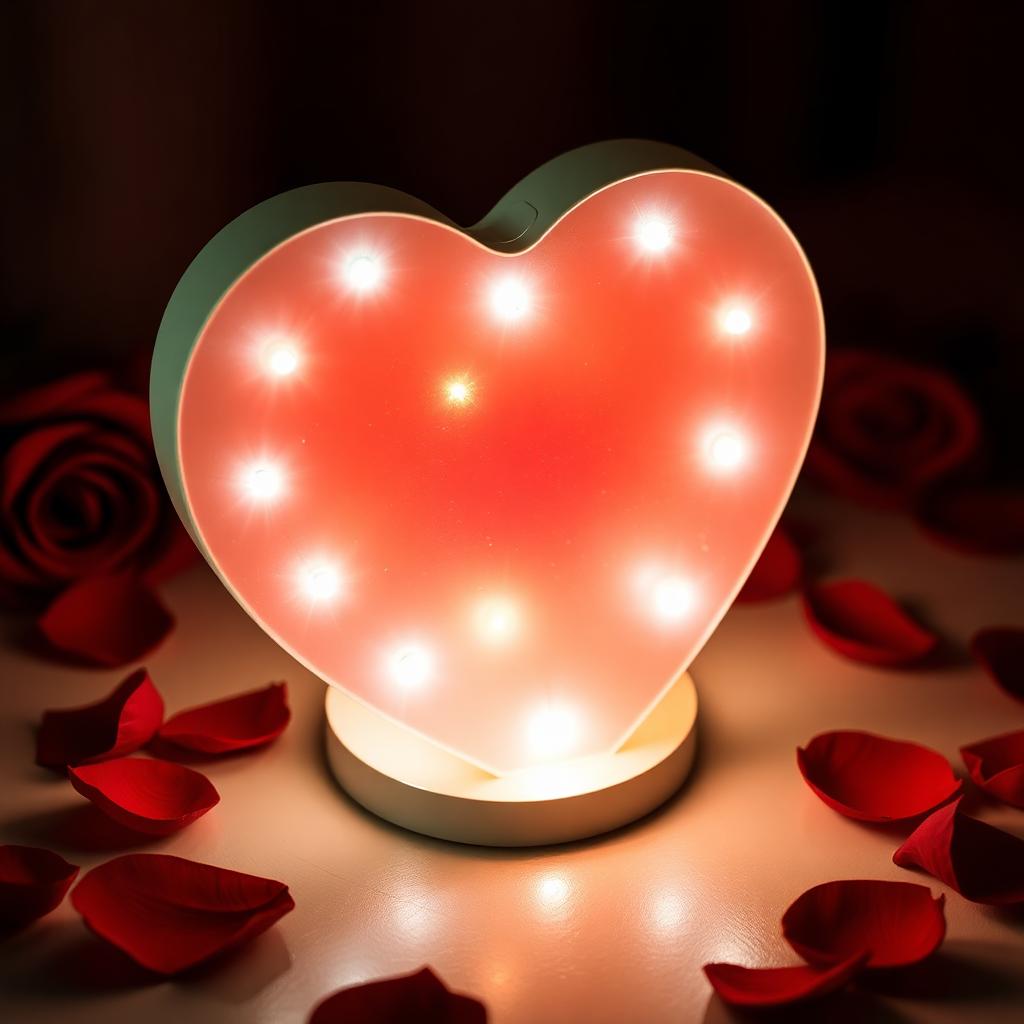 LED Heart Marquee Light