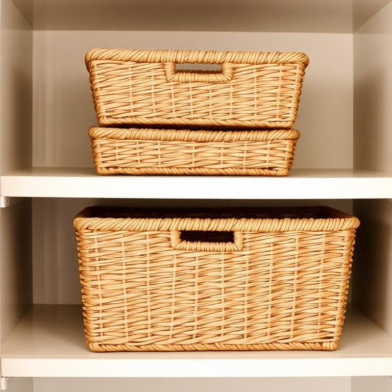 Rattan Pantry Baskets