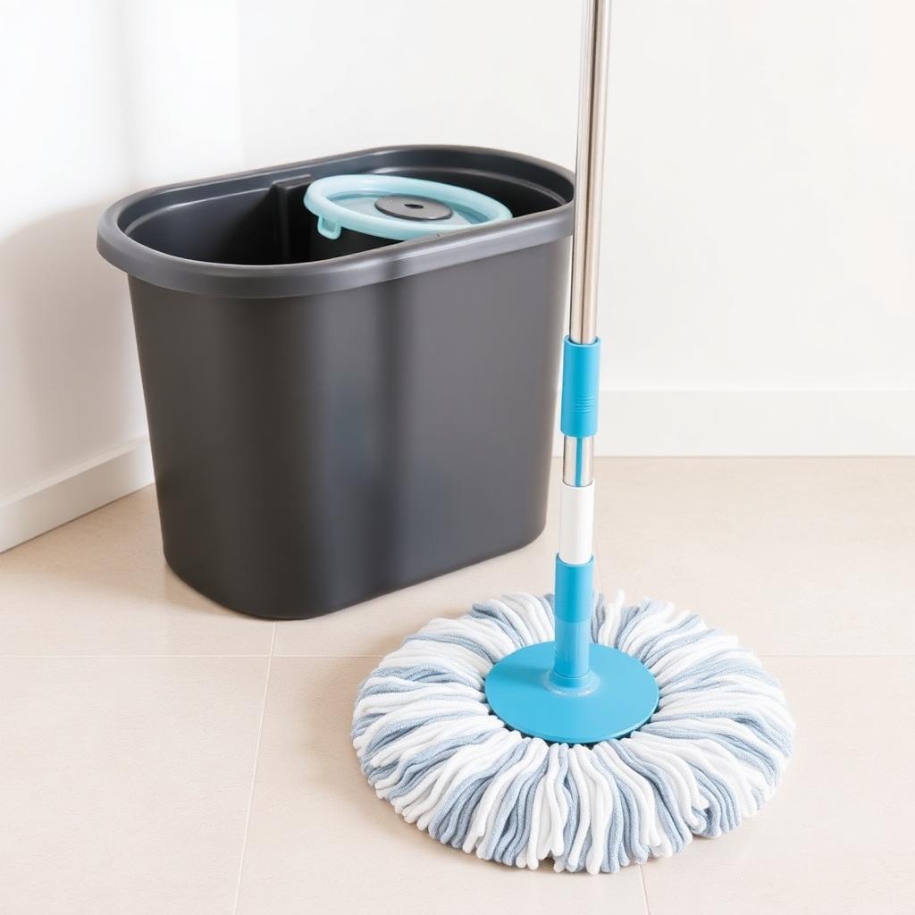 Portable Spin Mop with Bucket